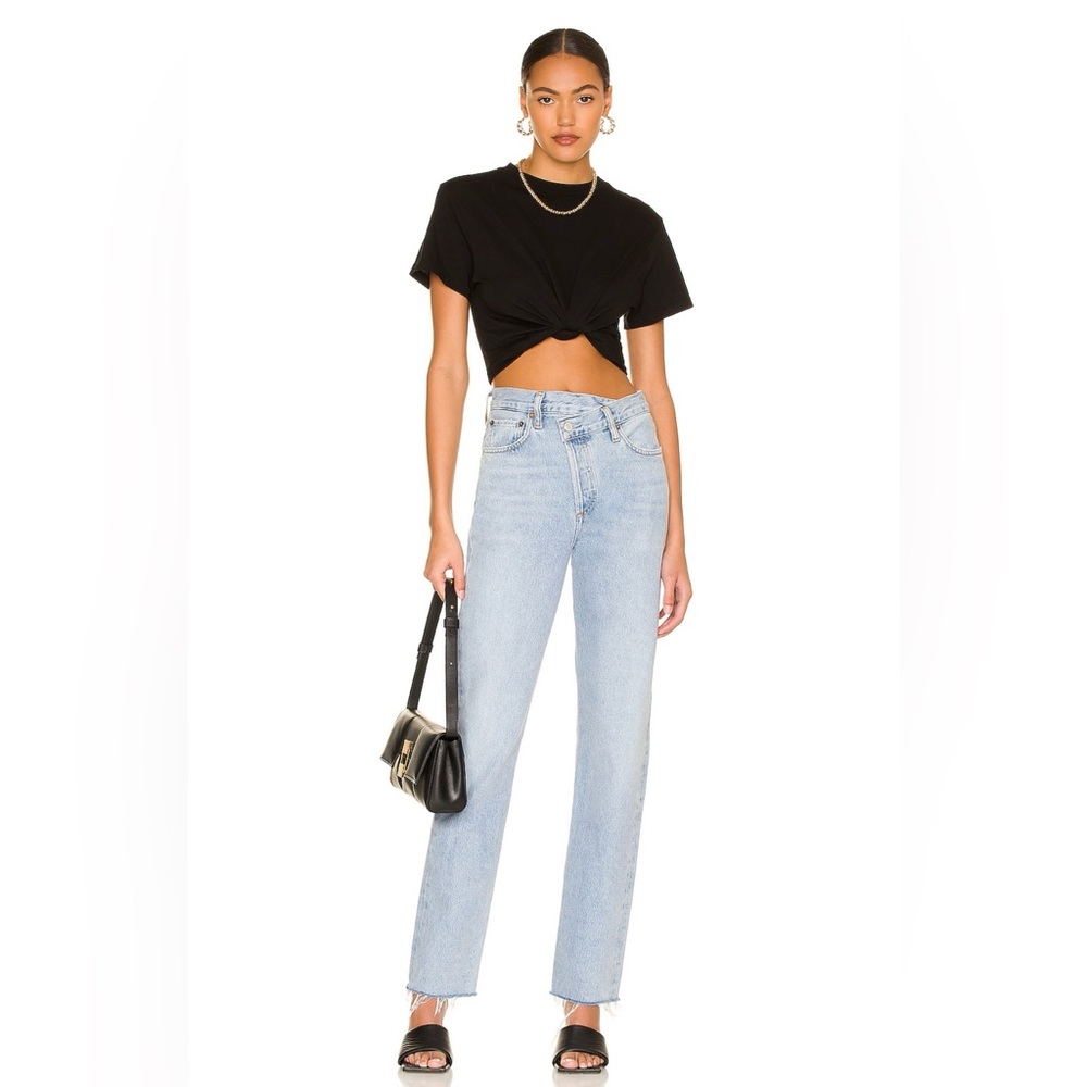 Agolde Criss Cross Straight Jean in Dimension